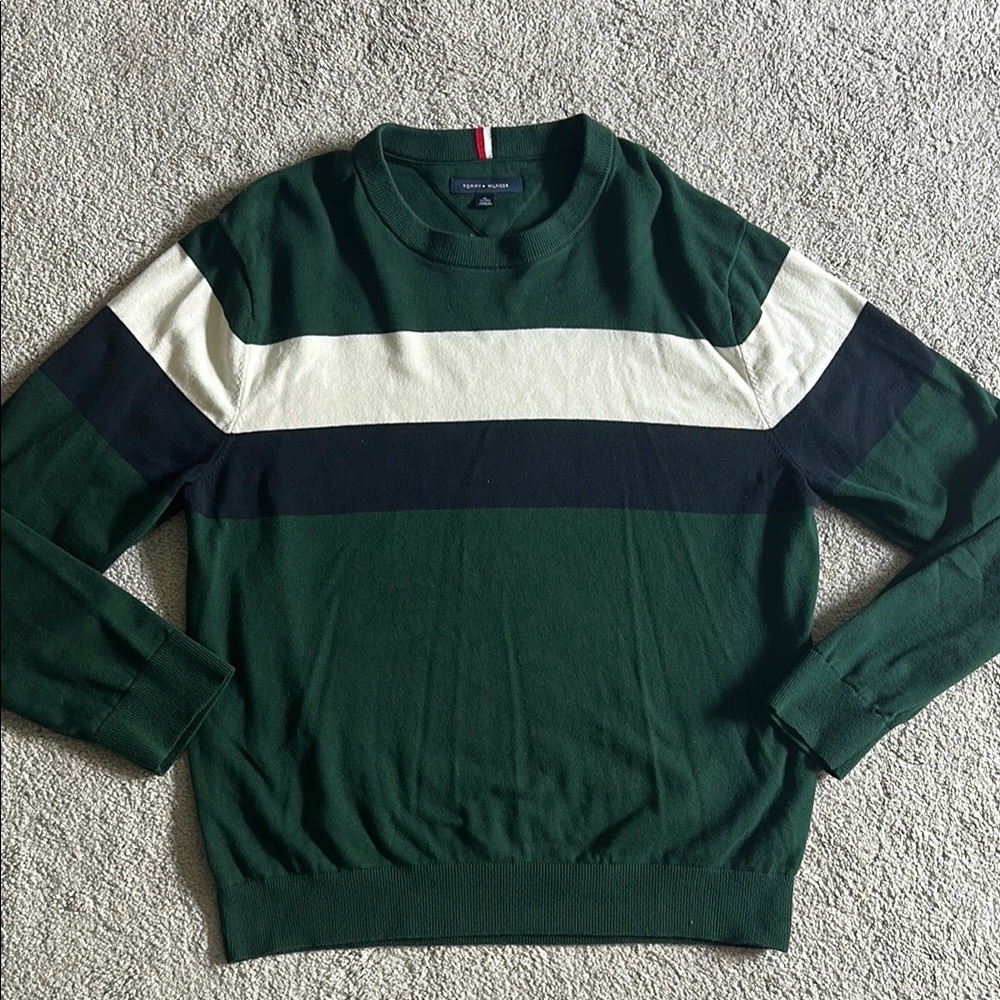 Tommy Hilfiger Color Block Crewneck Sweater